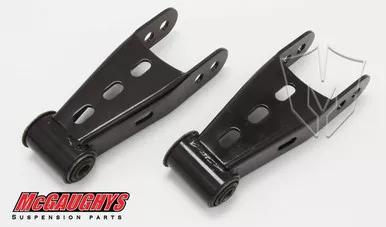 2014-2018 Chevy Silverado 1500 2wd/4wd 1"-2" Rear Drop Shackles - McGaughys 33037